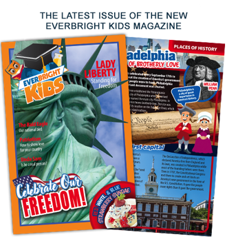 the latest issue of EverBright Kids magazine